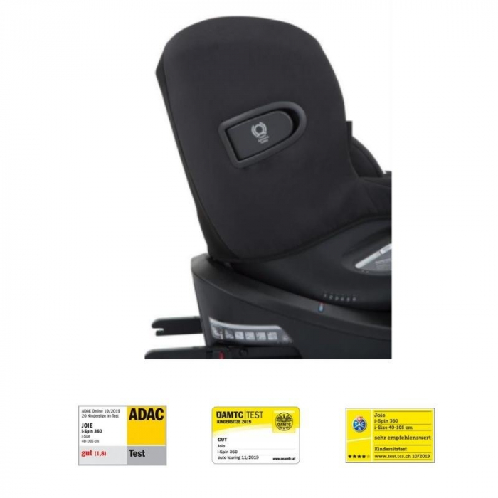 Joie - Scaun auto i-Spin 360° Coal, 40-105 cm, testat ADAC si certificat R129 [8]