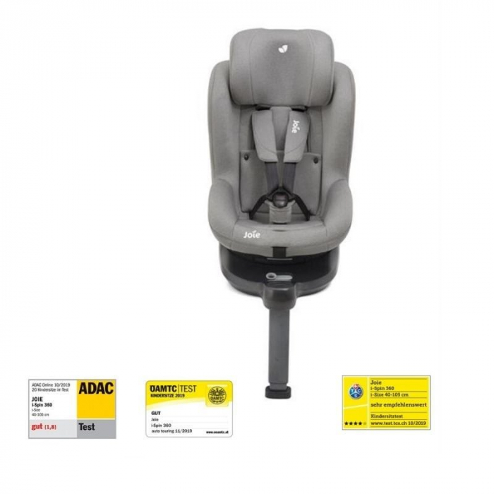 Joie - Scaun auto i-Spin 360° Gray Flannel, 40-105 cm, testat ADAC si certificat R129 [8]