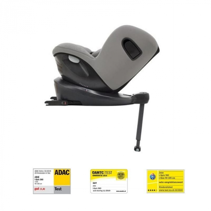 Joie - Scaun auto i-Spin 360° Gray Flannel, 40-105 cm, testat ADAC si certificat R129 [9]