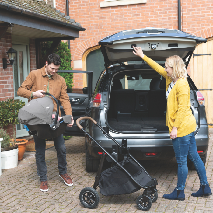 Joie - Scoica auto i-Snug 2 cu tetiera reglabila, 40-75 cm, Cashew, testata ADAC si certificata R129 [5]