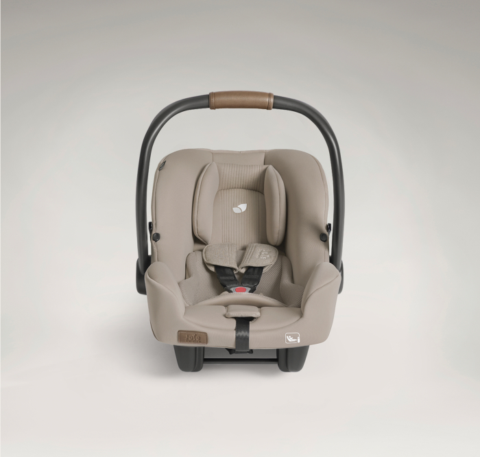 Joie - Scoica auto i-Starter cu tetiera reglabila, 40-75 cm, Sandstone, certificata R129 [8]
