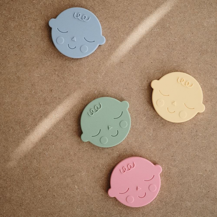 Jucarie Dentitie Mushie - Face Banana Cream [2]
