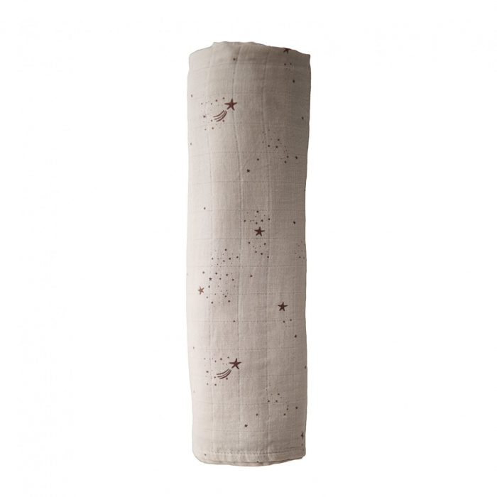 Muselina din bumbac organic Mushie Stars [2]