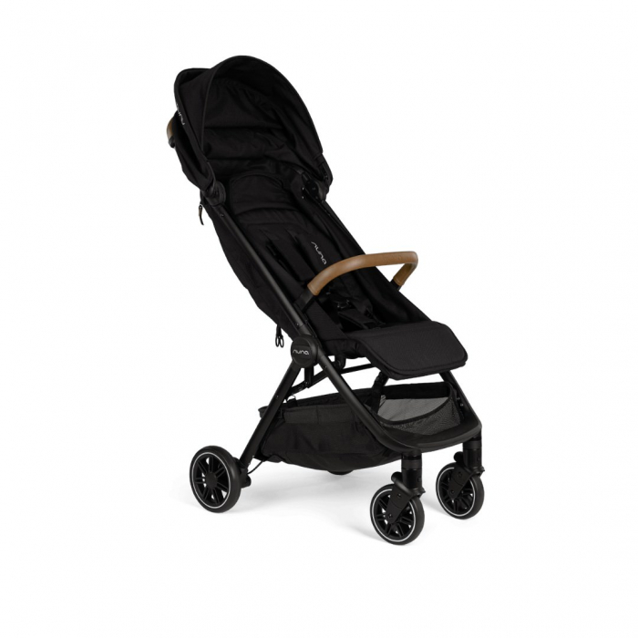 Nuna - Carucior ultracompact cu pliere automata TRVL Caviar [6]