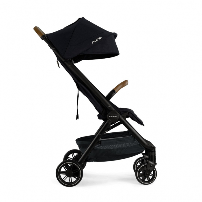 Nuna - Carucior ultracompact cu pliere automata TRVL Caviar [3]