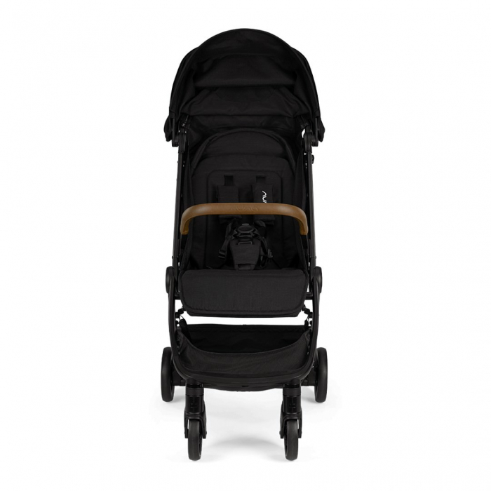 Nuna - Carucior ultracompact cu pliere automata TRVL Caviar [4]