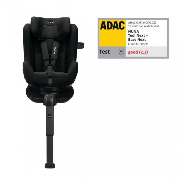 Nuna - Scaun auto rotativ i-Size TODL next Caviar, 40-105 cm, testat ADAC [17]