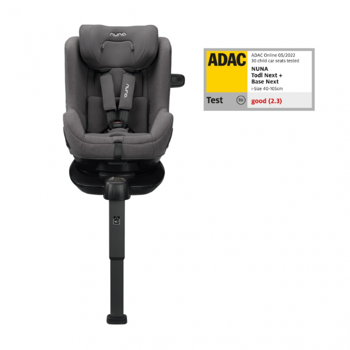 Nuna - Scaun auto rotativ i-Size TODL next Granite, 40-105 cm, testat ADAC [9]