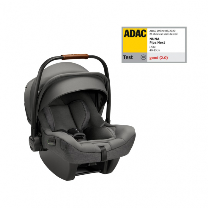 Nuna - Scoica auto i-Size Pipa Next Granite, nastere - 83 cm, testata ADAC [5]