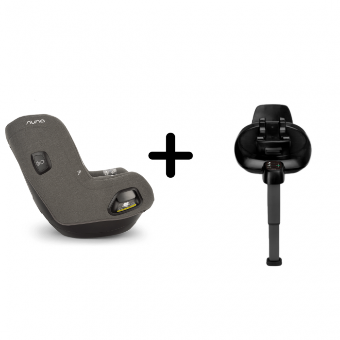 Nuna - Set Scaun auto rotativ i-Size TODL next Thunder, 40-105 cm + Baza isofix BASE next i-Size pentru TODL next, testat ADAC [2]