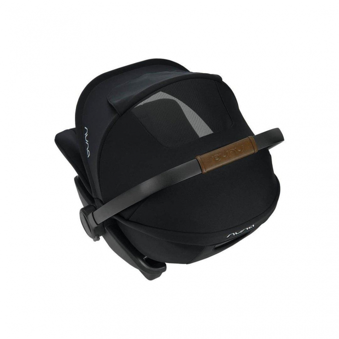 Nuna - Set scoica auto i-size ARRA Next Caviar + Baza isofix BASE next i-Size pentru ARRA next, testata ADAC [3]