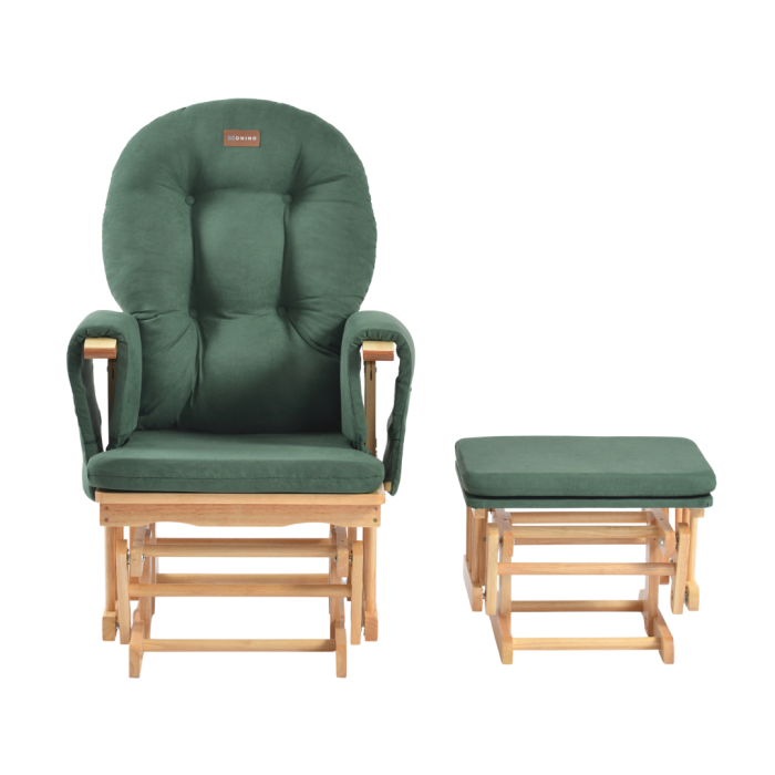 ONINO - Fotoliu reglabil pentru alaptare, cu suport de picioare inclus, CALM.me, Sapphire Green [11]