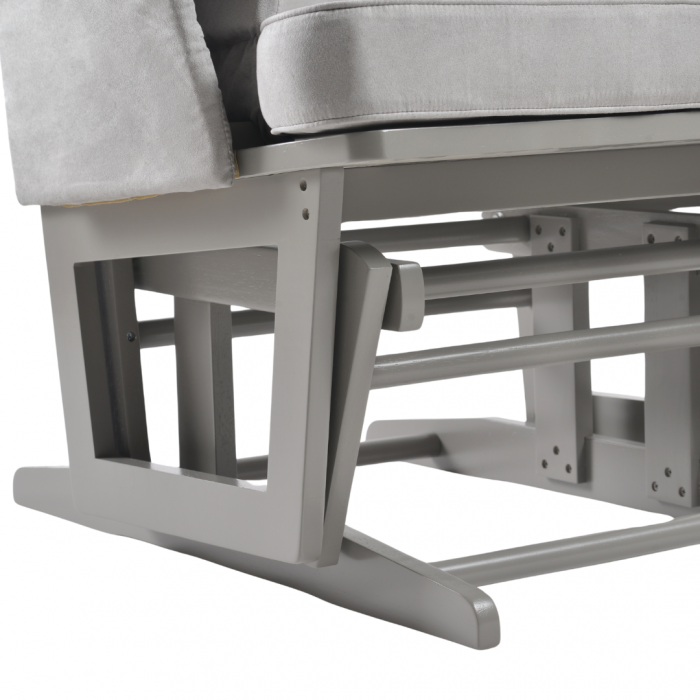 ONINO - Fotoliu reglabill pentru alaptare, cu suport de picioare inclus, CALM.me Classic, Pearl Gray [4]