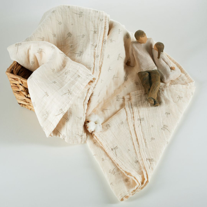 ONINO - Muselina multifunctionala din bumbac 100% organic, SNUGGLE.me, Pure Life, x1 bucata, 120 x 120 cm, certificata GOTS [6]