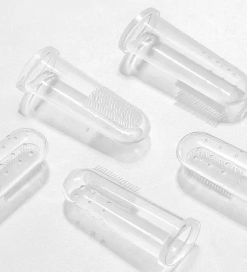 Periuta de dinti si gingii, tip degetar din silicon in cutie transparenta [6]