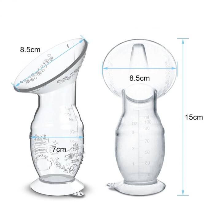 Pompa de san manuala pentru colectarea laptelui matern, capac din silicon, Melvelo [6]