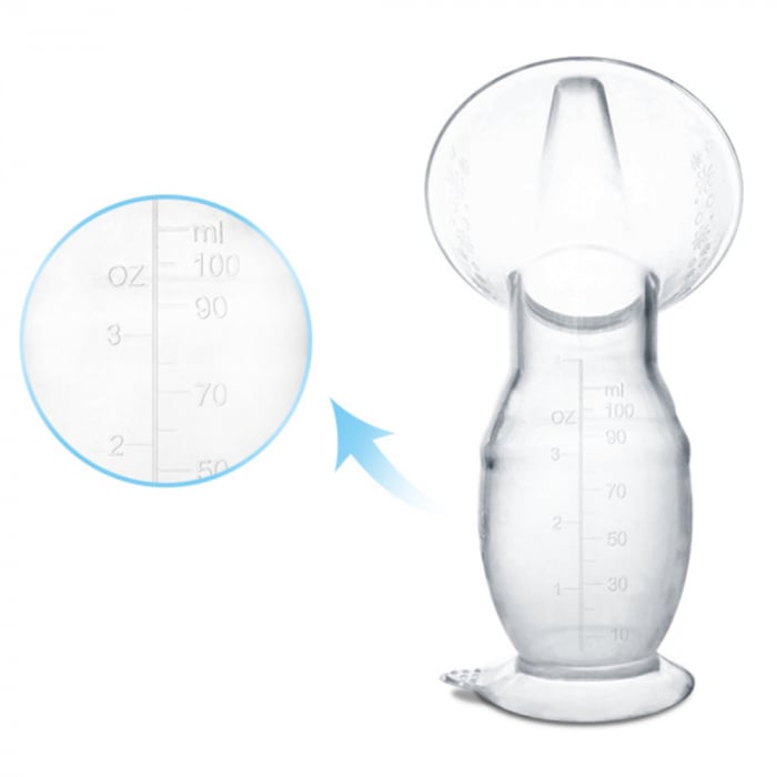 Pompa de san manuala pentru colectarea laptelui matern, capac din silicon, Melvelo [4]