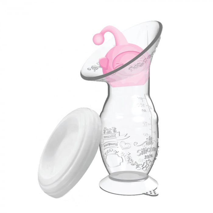 Pompa de san manuala pentru colectarea laptelui matern, capac din silicon, Melvelo Melvelo