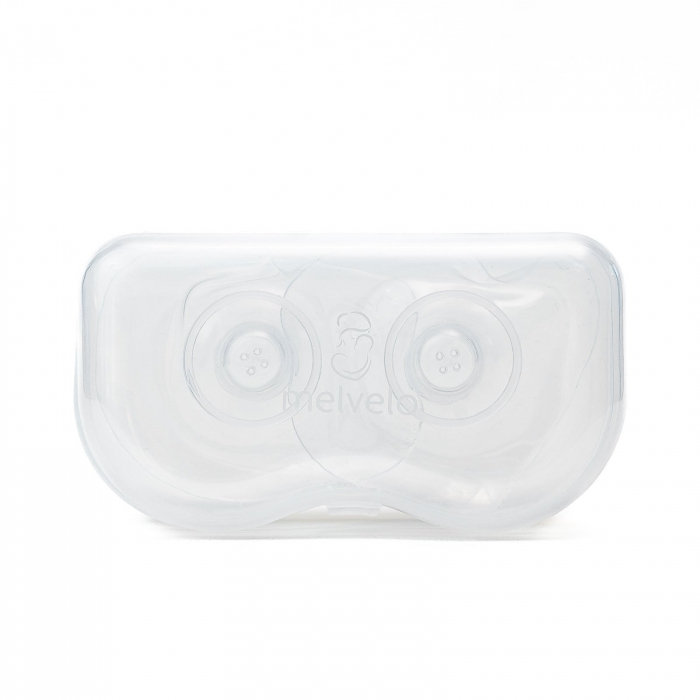Protectie din silicon pentru mameloane, set 2 buc, flux mediu - Melvelo [7]