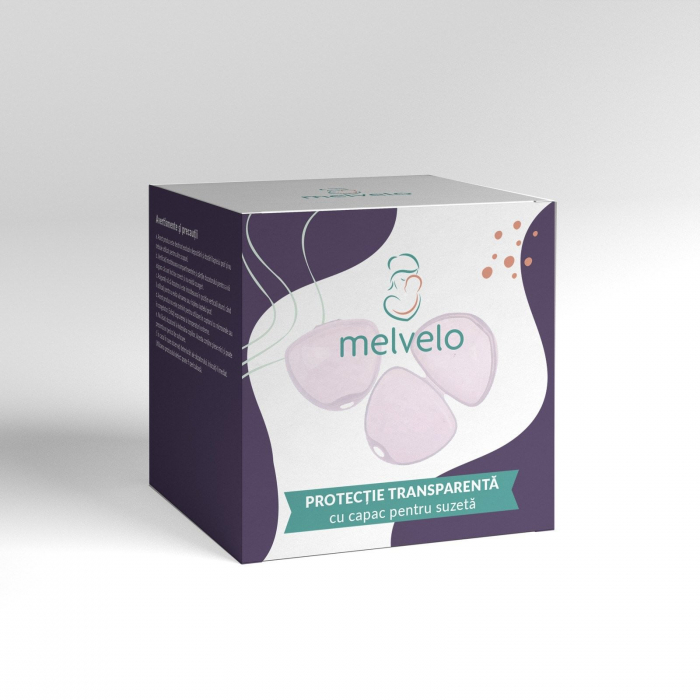 Protectie transparenta cu capac pentru suzeta - Melvelo [5]