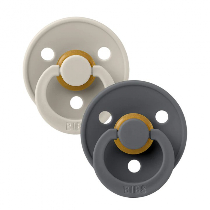 Set 2 suzete Bibs Colour - Iron & Sand [3]