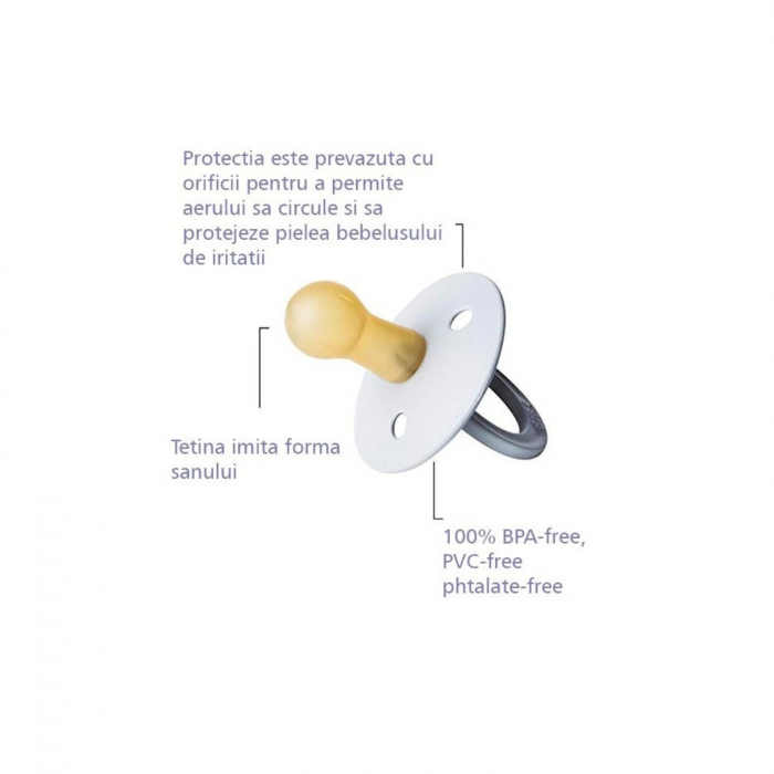 Set 2 suzete Bibs Colour - Iron & Sand [7]