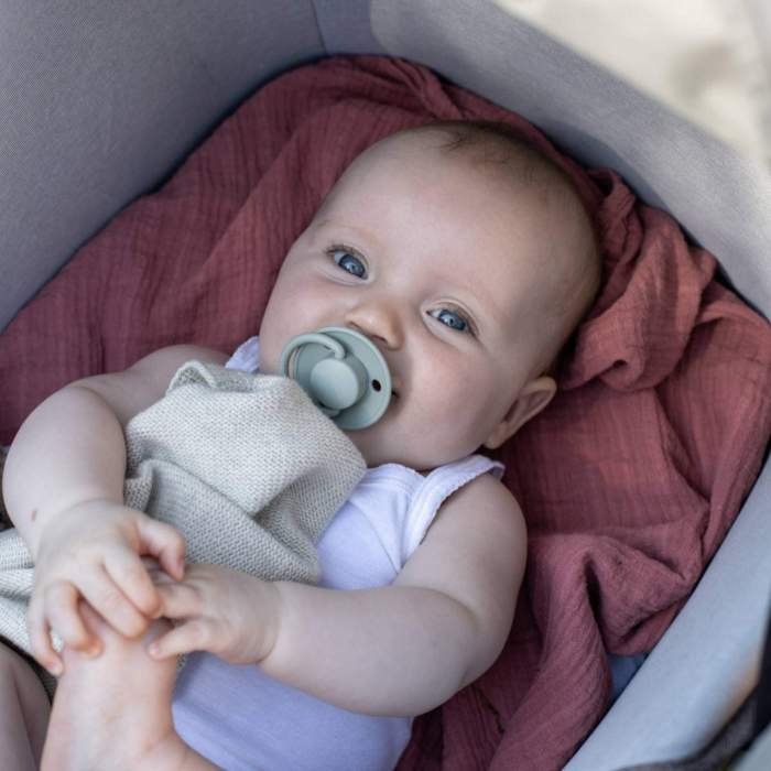 Set 2 suzete Bibs De Lux- Iron / Baby Blue [3]