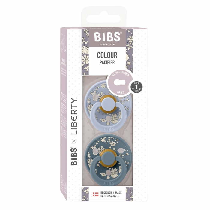 Set 2 suzete BIBS x LIBERTY, Colour Capel - Dusty Blue / Petrol [3]