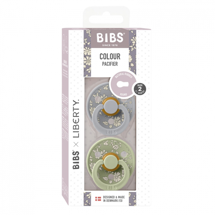 Set 2 suzete BIBS x LIBERTY, Colour Capel - Sage / Cloud [5]