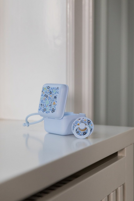 Set 2 suzete BIBS x LIBERTY, Colour Chamomile Lawn - Baby Blue / Steel Blue [5]