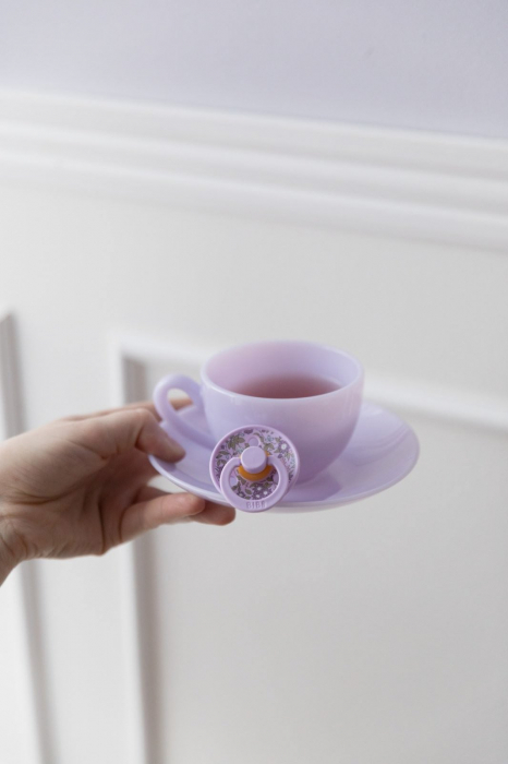 Set 2 suzete BIBS x LIBERTY, Colour Chamomile Lawn - Mauve / Violet Sky [4]