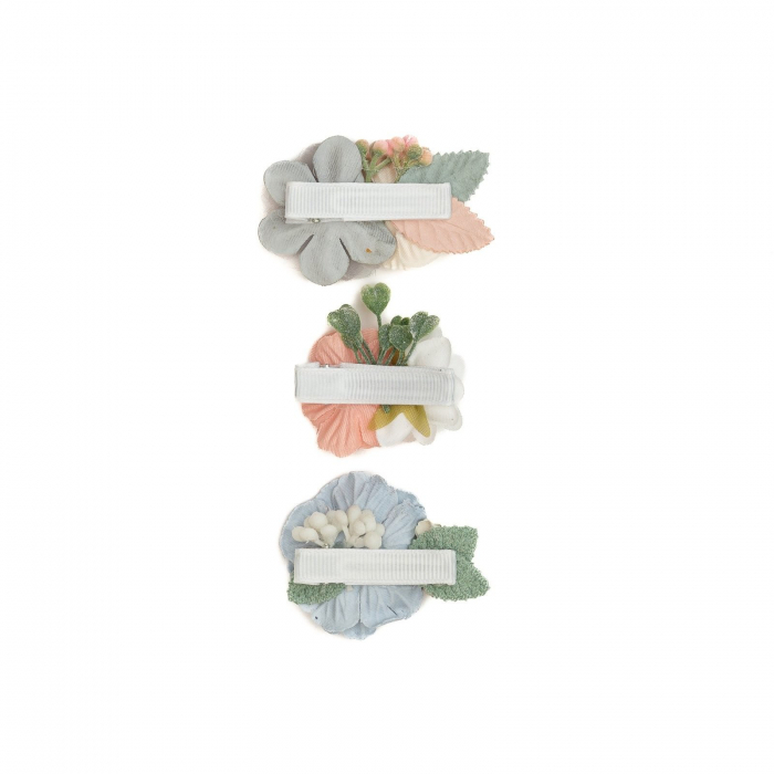 Set 3 clame elegante cu flori pentru par, fetite, Melvelo - Waterlily [3]
