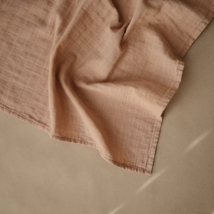 Set 3 museline pentru bebelusi din bumbac organic 60x60cm, Mushie [4]