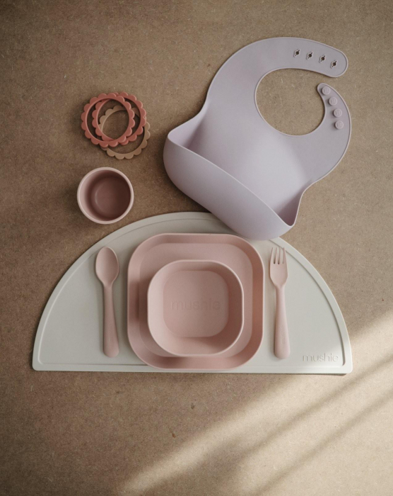 Set Furculita + Lingurita Mushie- Blush [4]