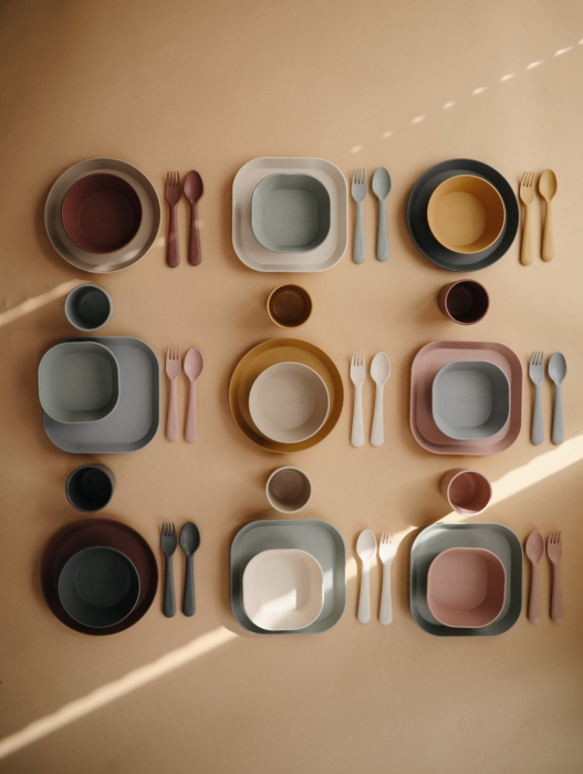 Set Furculita + Lingurita Mushie- Blush [3]