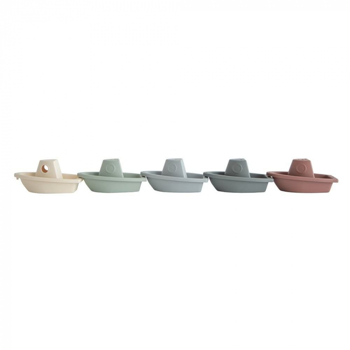 Set jucarii de baie, 5 barcute, Mushie - Original [2]