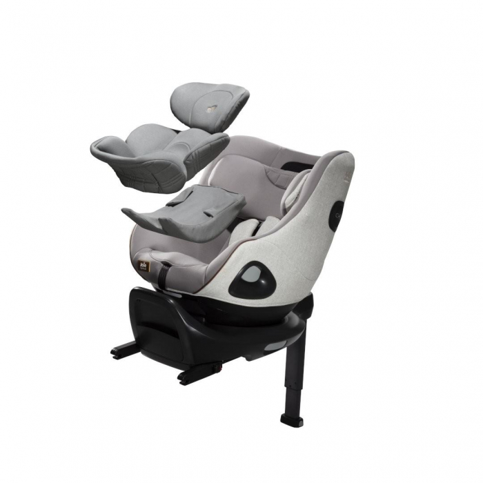 Set scaun auto rotativ i-Size i-Harbour Signature Oyster, 40-105 cm + Baza i-Size i-Base Encore, testat ADAC si certificat R129 [2]