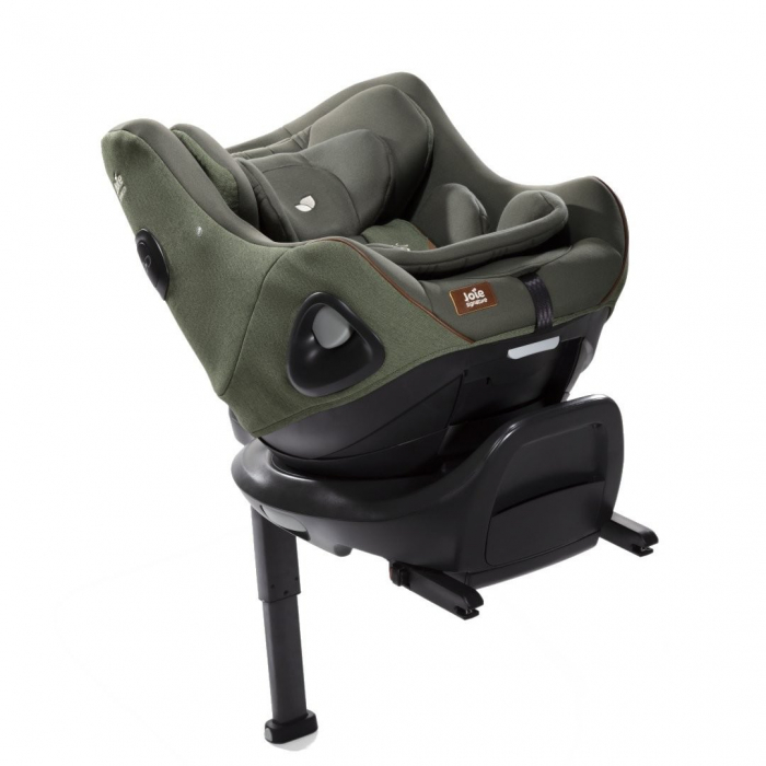 Set scaun auto rotativ i-Size Joie i-Harbour Signature Pine, 40-105 cm + Baza i-Size i-Base Encore, testat ADAC si certificat R129 [12]