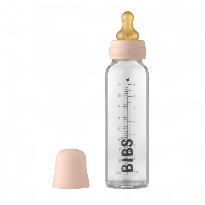 Sticla lapte anticolici cu biberon din latex – Pachet Complet Bibs – Blush – 225 ml (flux scazut) (flux imagine 2022 protejamcopilaria.ro