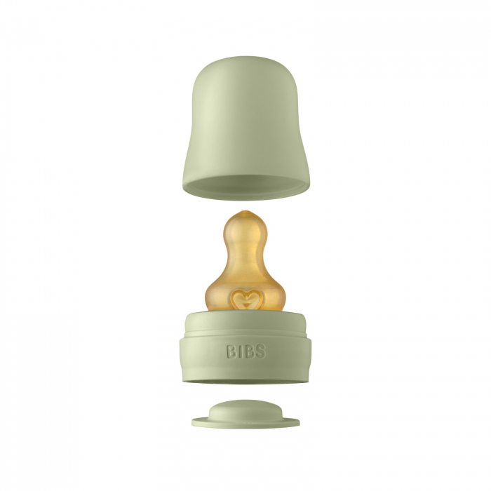 Sticla lapte anticolici cu biberon din latex - Set Complet Bibs - Sage - 225 ml (flux scazut) [2]