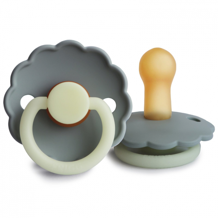 Suzeta Frigg Fosforescenta Daisy - Silicon / Latex - French Gray Night [1]