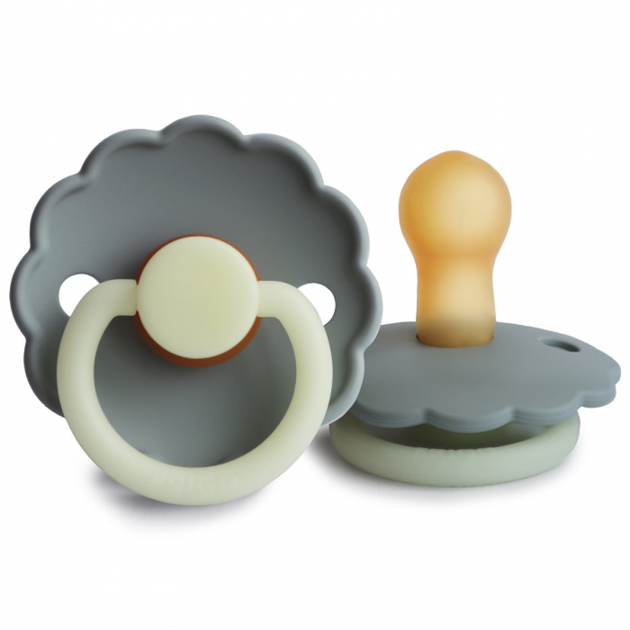 Suzeta Frigg Fosforescenta Daisy - Silicon / Latex - French Gray Night [2]