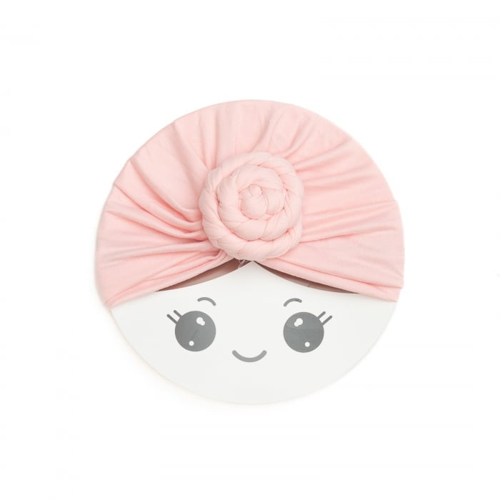 Turban bebelusi Donut, spandex, Melvelo, Rose - Blossom [2]