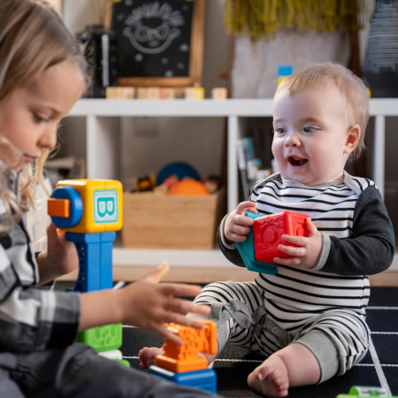 Baby Einstein - Blocuri magnetice de activitati, "Bridge & Learn" din 15 piese [7]