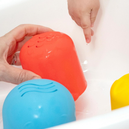 Baby Einstein - Set de pahare senzoriale pentru stivuire si scurgere, "Ocean Explorers Opuss" [8]
