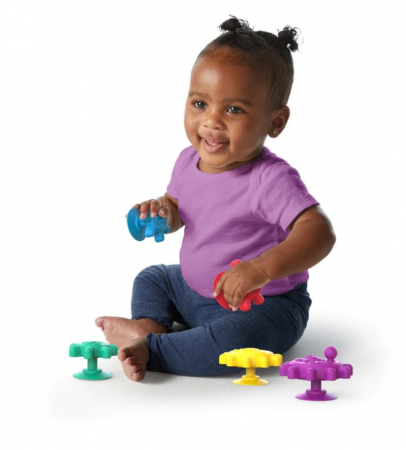 Baby Einsten - Set jucarii senzoriale Ventuzele vesele [6]