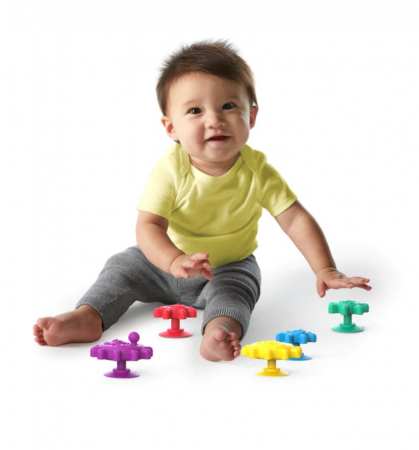 Baby Einsten - Set jucarii senzoriale Ventuzele vesele [8]