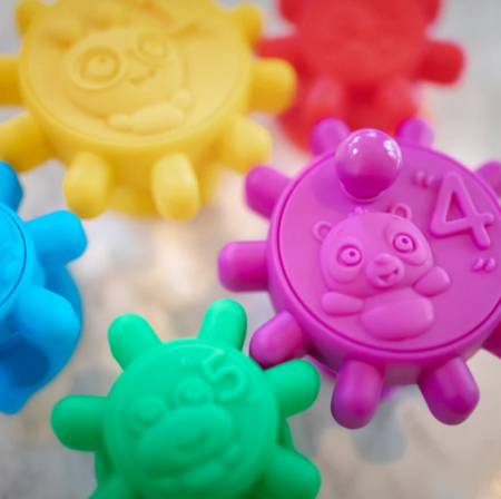 Baby Einsten - Set jucarii senzoriale Ventuzele vesele [9]