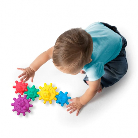 Baby Einsten - Set jucarii senzoriale Ventuzele vesele [4]