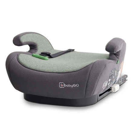 Produse - BabyGo - Scaun auto booster Bursa IV Green, 125-150 cm, certificat R129